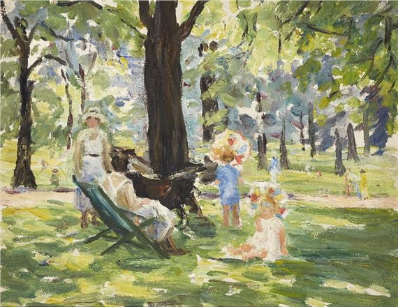 Family picnic by Henry d'Arcy Hart