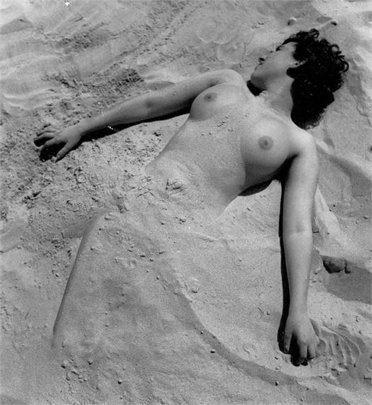 Nude in the sand by Pierre Boucher, 1938
