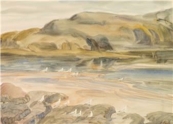 Low tide. Seagulls - Rakhil Solomonovna Boim