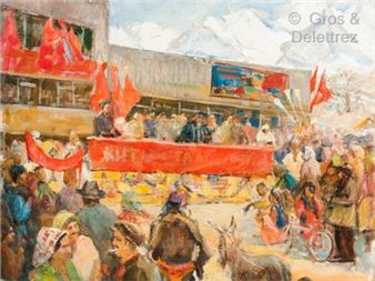 Demonstration in Uzbekistan - Yvan Atanamov