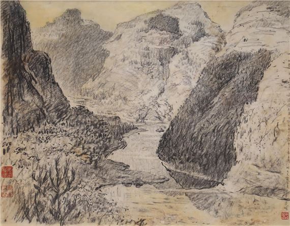 Landscape by Lee Man Fong