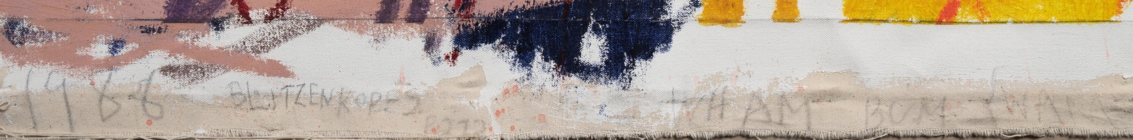 Artwork by William Anastasi, Untitled (Bababad XI), Made of acrylic on canvas