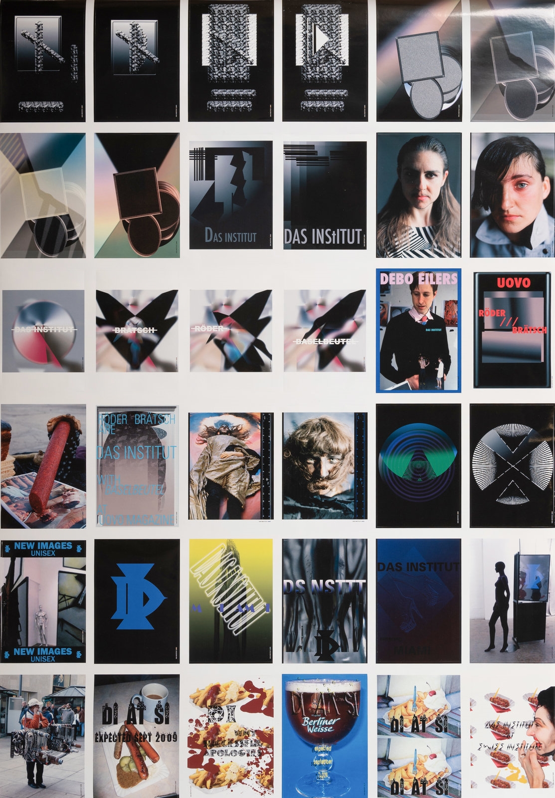 Artwork by Das Institut, Unitled, Made of printed sheets of stickers