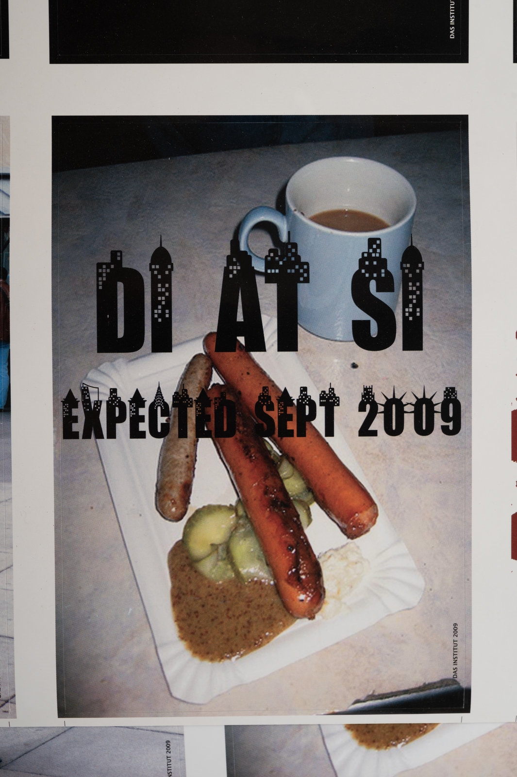 Artwork by Das Institut, Unitled, Made of printed sheets of stickers