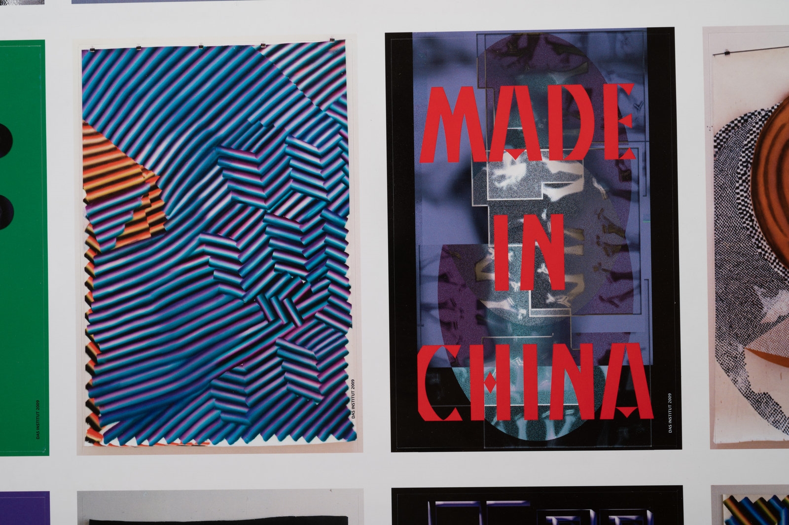 Artwork by Das Institut, Unitled, Made of printed sheets of stickers