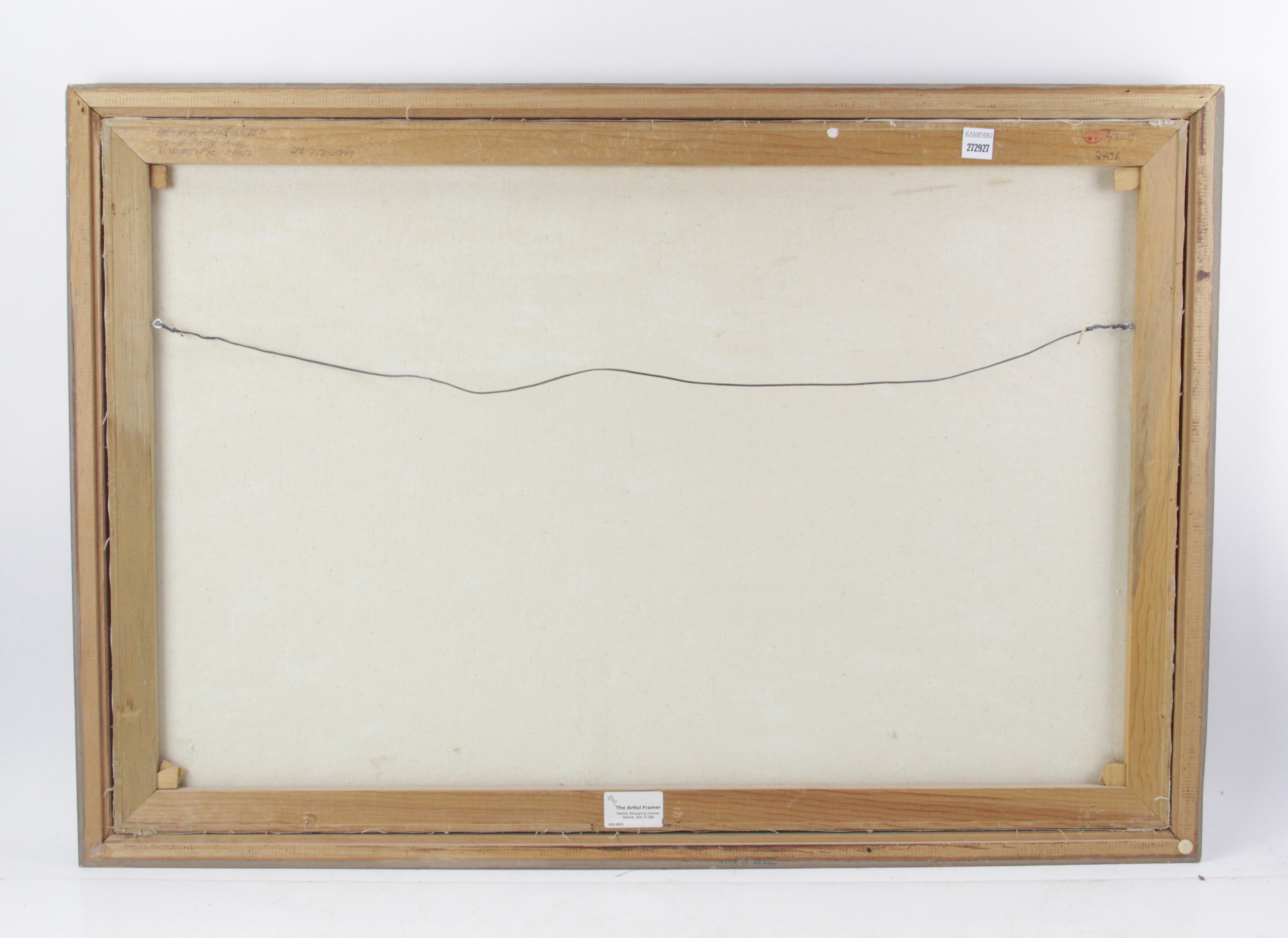 Artwork by Barbara Van Stappen, Vermont mountain with barns, Made of oil on canvas