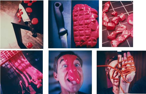 Mixed Lot of 5 Polaroids (From: Prinzip Grausamkeit). by Anna & Bernhard Blume, 1997/1998