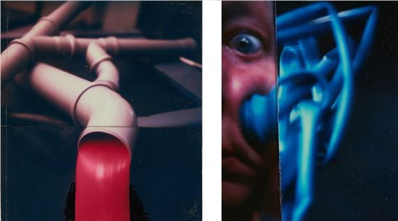 Mixed Lot of 2 Polaroid Collages. by Anna & Bernhard Blume, 1997