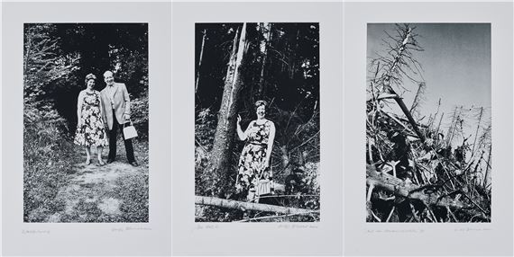 Series of 3 Photographs. by Anna & Bernhard Blume, 2000