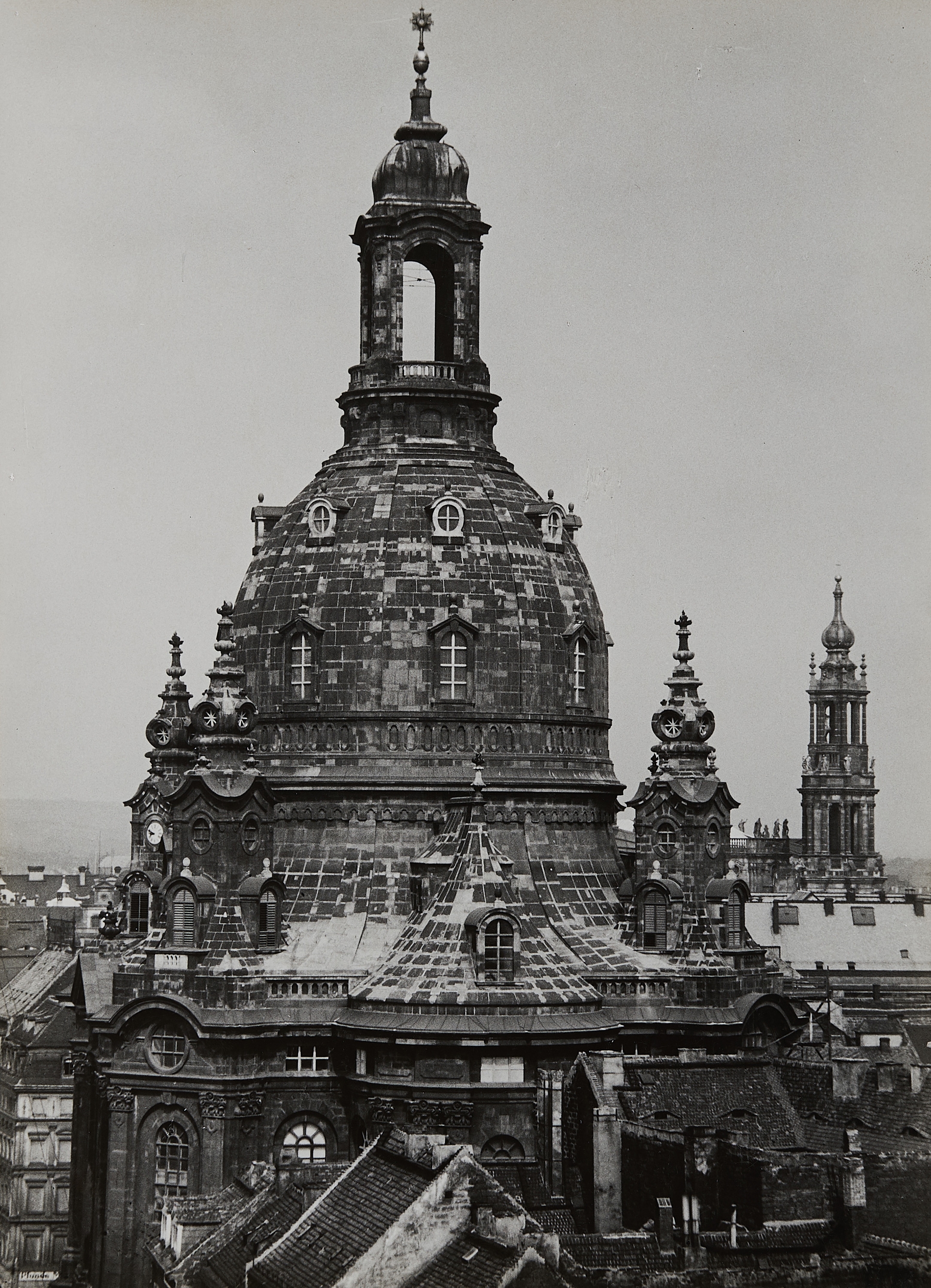 Dresden Frauenkirche, 1928. by Albert Renger-Patzsch, circa 1940/1943