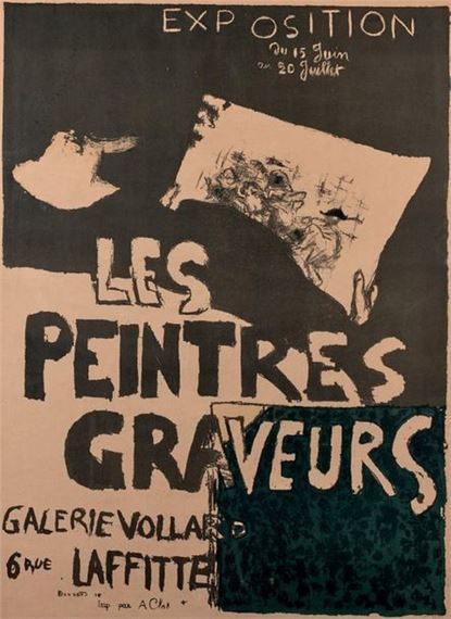 A bold graphic poster featuring large blocky text and a central illustration of a pillow with a sketch on it.