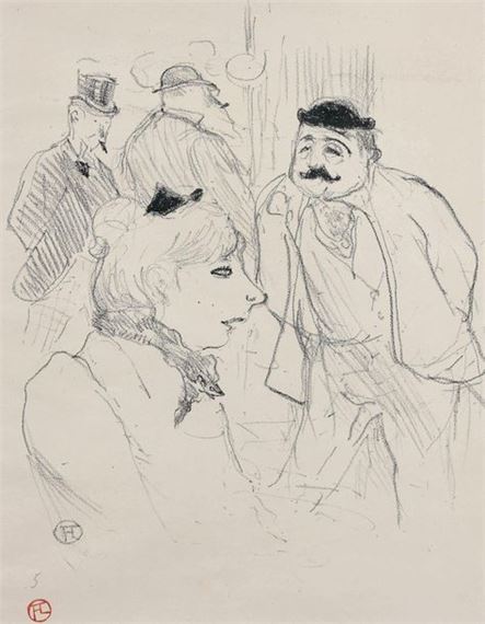 La Tige, Moulin-Rouge by Henri de Toulouse-Lautrec, 1894