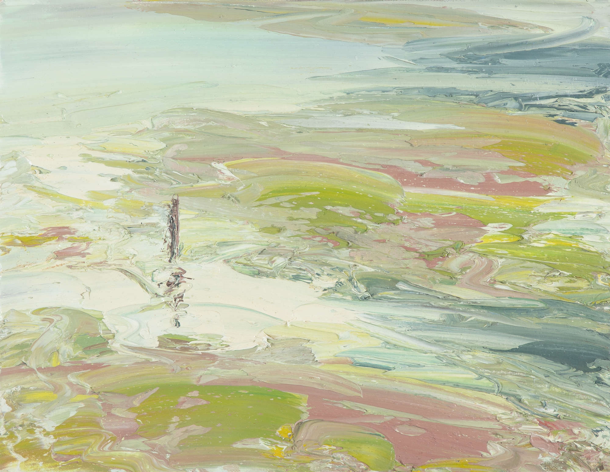 Artwork by Angie Grimes, Bull Island, Made of Oil on board