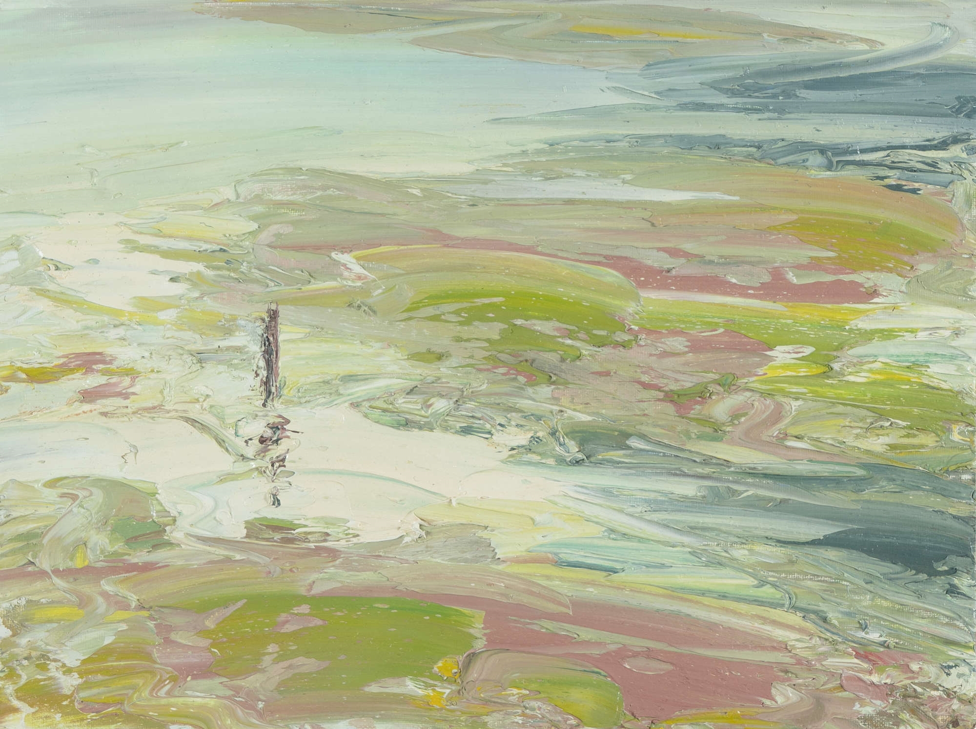 Artwork by Angie Grimes, Bull Island, Made of Oil on board