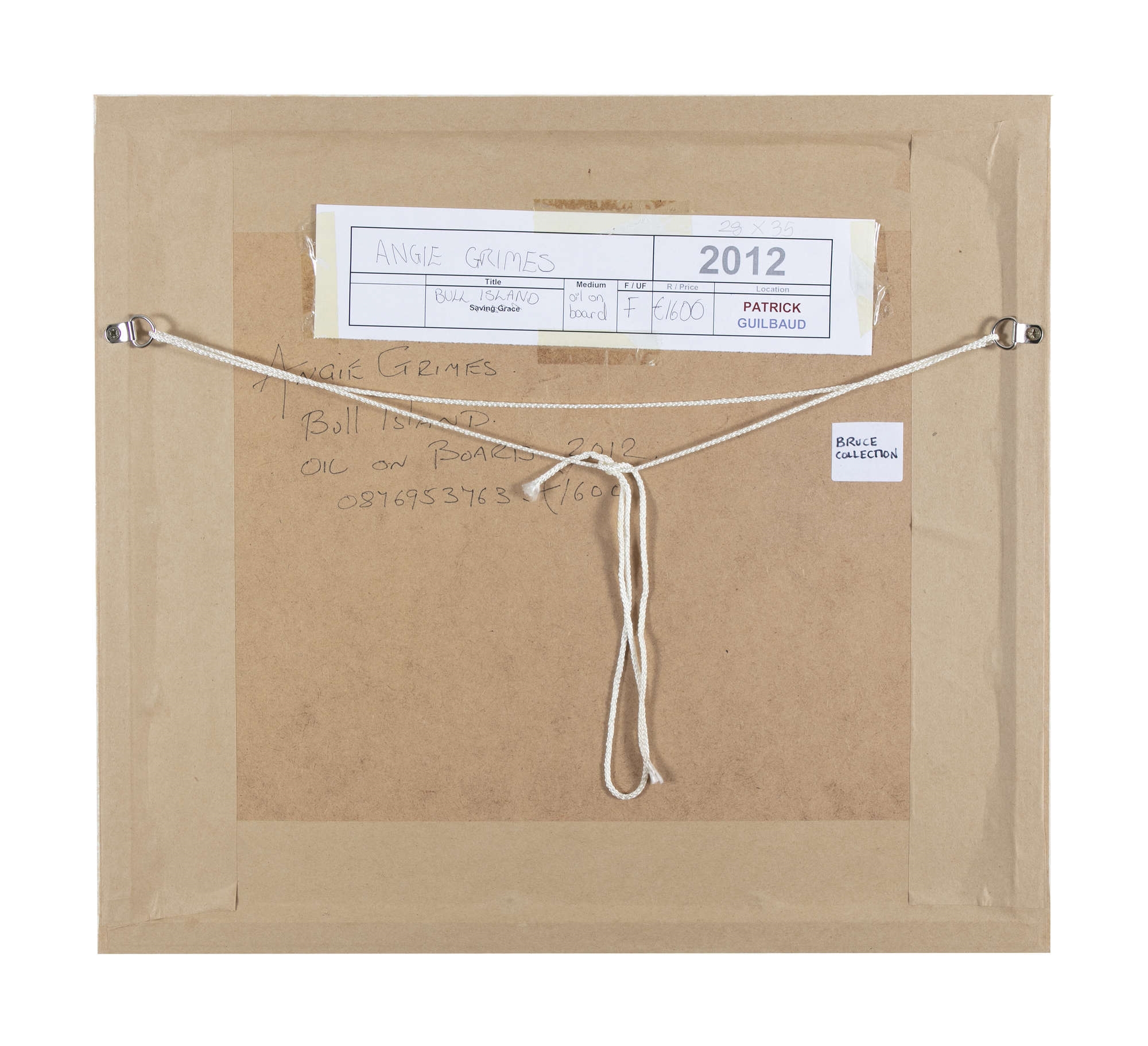 Artwork by Angie Grimes, Bull Island, Made of Oil on board