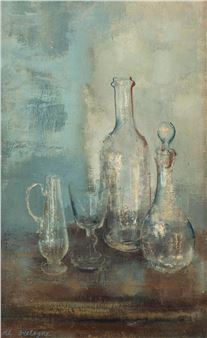 "Nature Morte aux verres" - Marie-Thérèse Bretagne