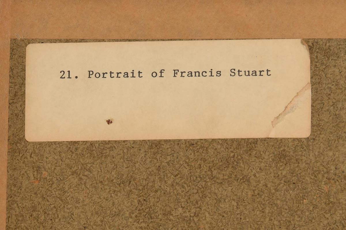 Jack Crabtree Portrait of Francis Stewart (1987) MutualArt