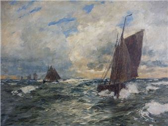 Fischerboote auf See - Andreas Dirks