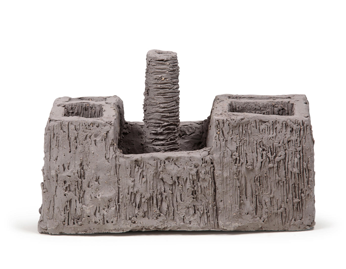 Artwork by Alexander Brodsky, Untitled from the series «Factories», Made of clay