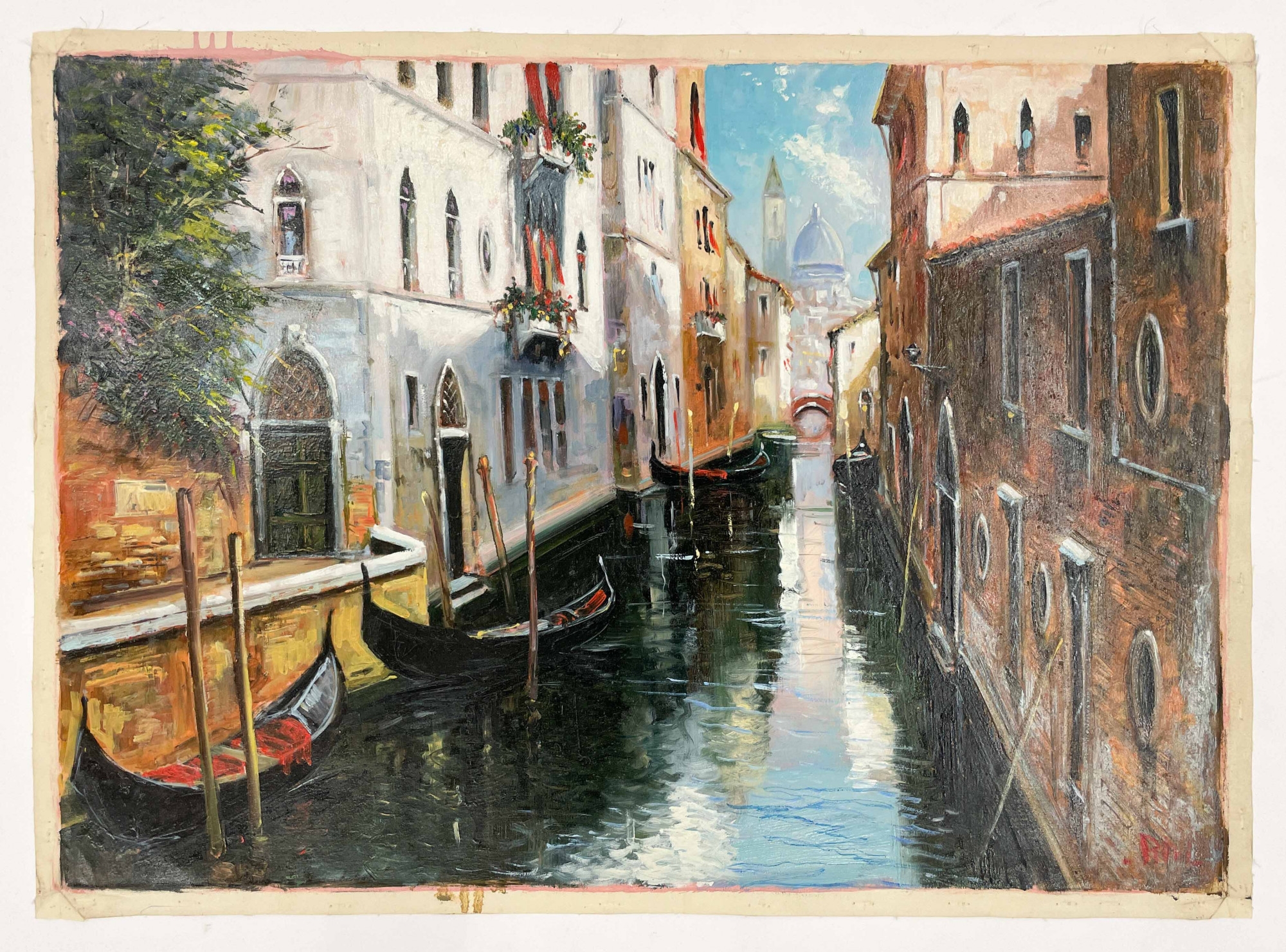 Artwork by Stan Pitri, Early Morning In Venice, Made of oil on canvas