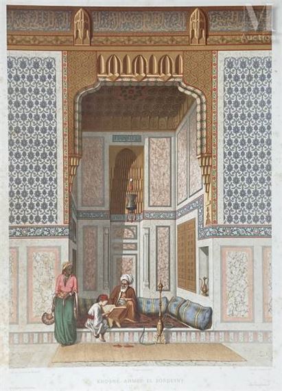 L'Art Arabe d'après les Monuments du Kaire depuis le VIIe siècle jusqu'à la fin du XVIIIe Paris, veuve A. Morel et Cie - Achille-Constant Prisse D'Avennes