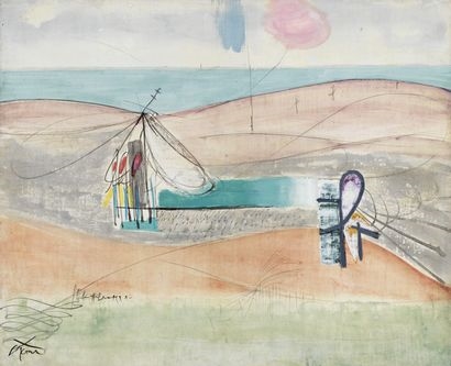 Artwork by Saint-Maur, Dragonfly Oil on canvas, Made of oil on canvas