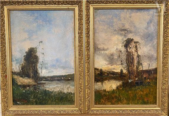 Paysages en bord de rivière by Karl Ben