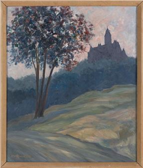 "Twilight in the Park". - Helen Runnette