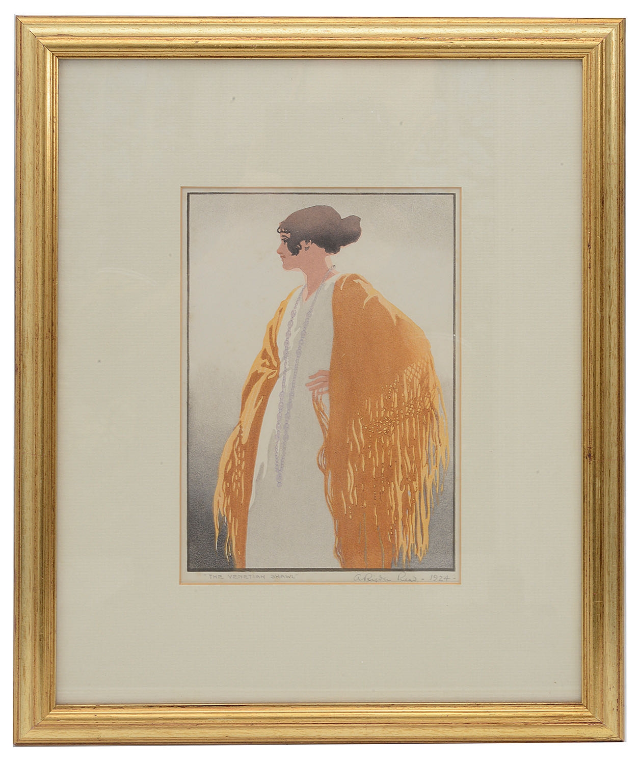 Arthur Rigden Read | The Venetian Shawl (1924) | MutualArt