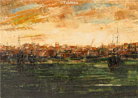 Crepúsculo no porto by José Paulo M. da Fonseca, 1968