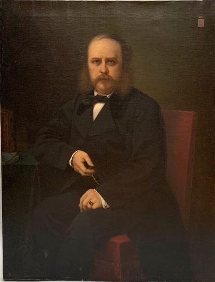 Presumed portrait of Alexandre Sevère Rolland, Count of Nooday by Ferdinand Birotheau, 1878