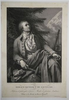 HORACE BENEDICT DE SAUSSURE, Professeur de philosophie à Genève, Membre de plusieurs académies - Jean-Pierre de Saint-Ours