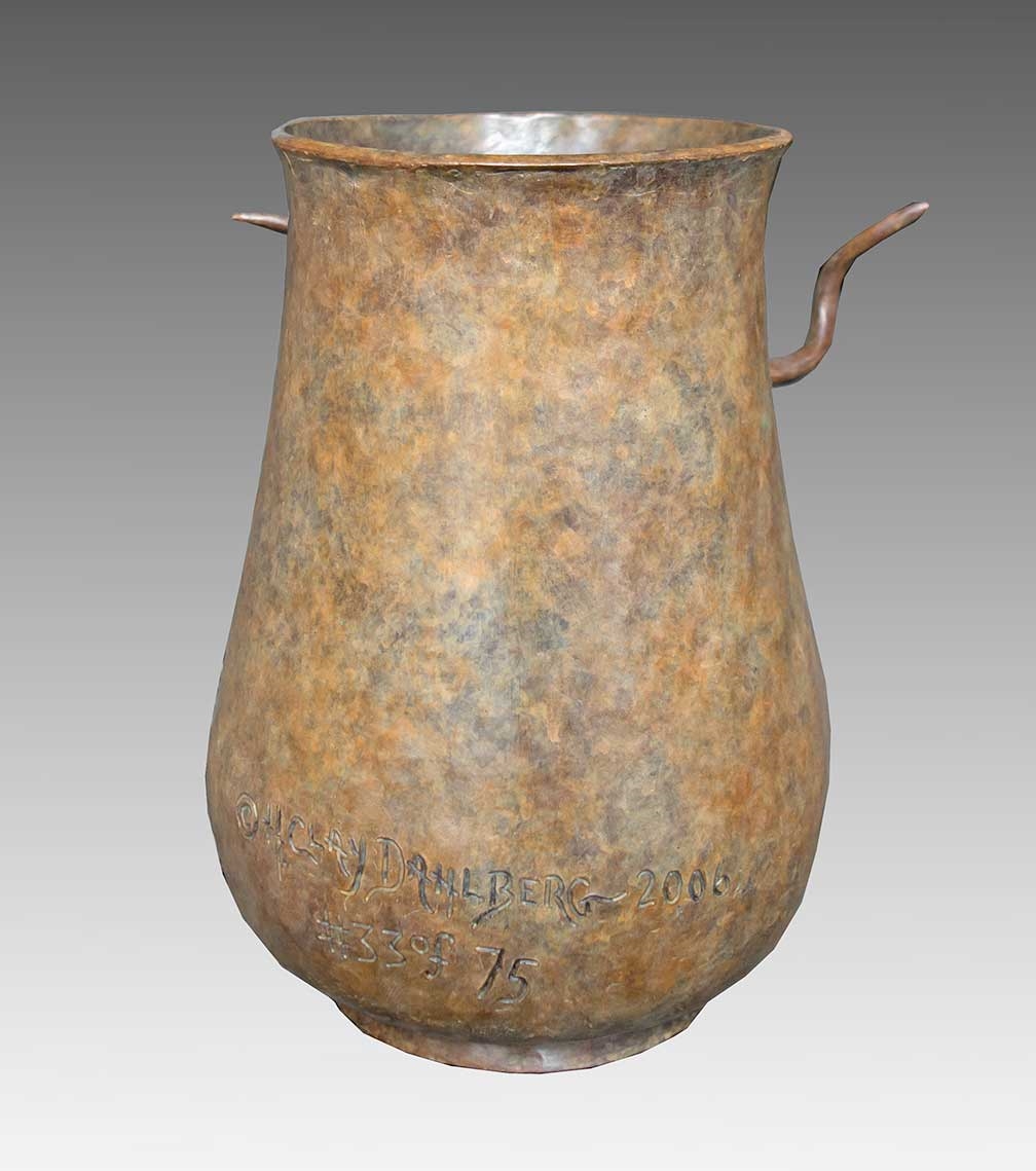 H. Clay Dahlberg Longhorn Vase MutualArt