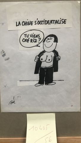 La Chine s'occidentalise by Siné