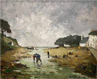 Pêche à marée basse - Marcel Le Doare