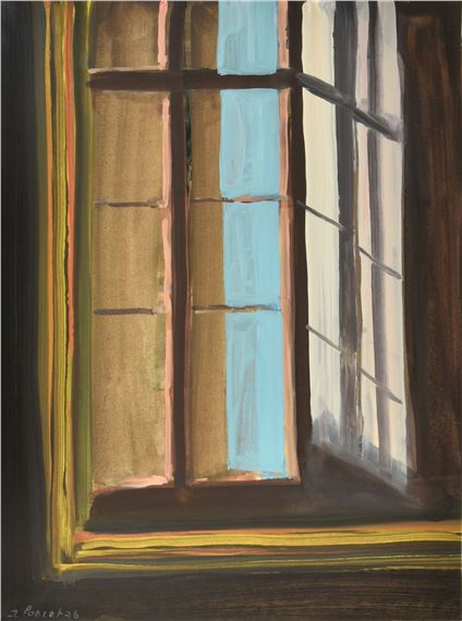 The closed window by Jacques Poncet, 1976