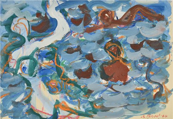 Bathers by Jacques Poncet, 1964