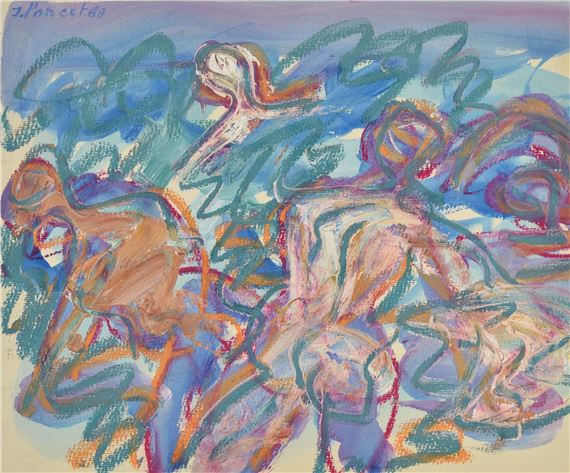 Bathers by Jacques Poncet, 1968
