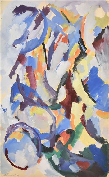 Composition by Jacques Poncet, 1956