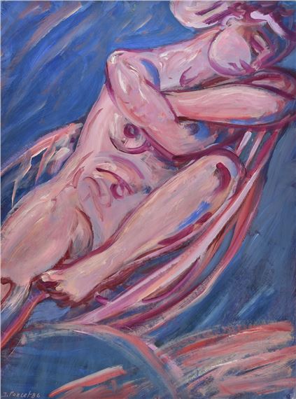 Sleeping Nude by Jacques Poncet, 1986