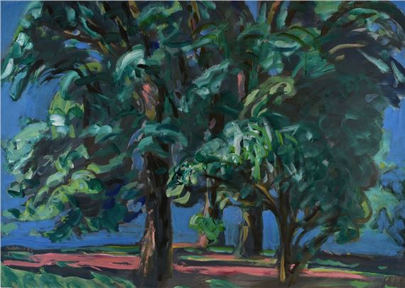 Trees, effects of rose by Jacques Poncet, 1997