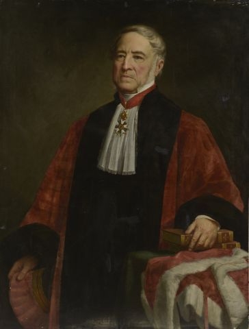 Artwork by Jean Pierre Monceret, Portrait of a magistrate with the Legion of Honor, Made of oil on canvas