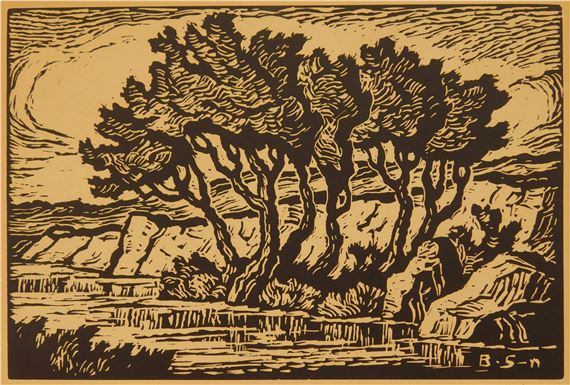 Kansas Creek by Birger Sandzén, 1936