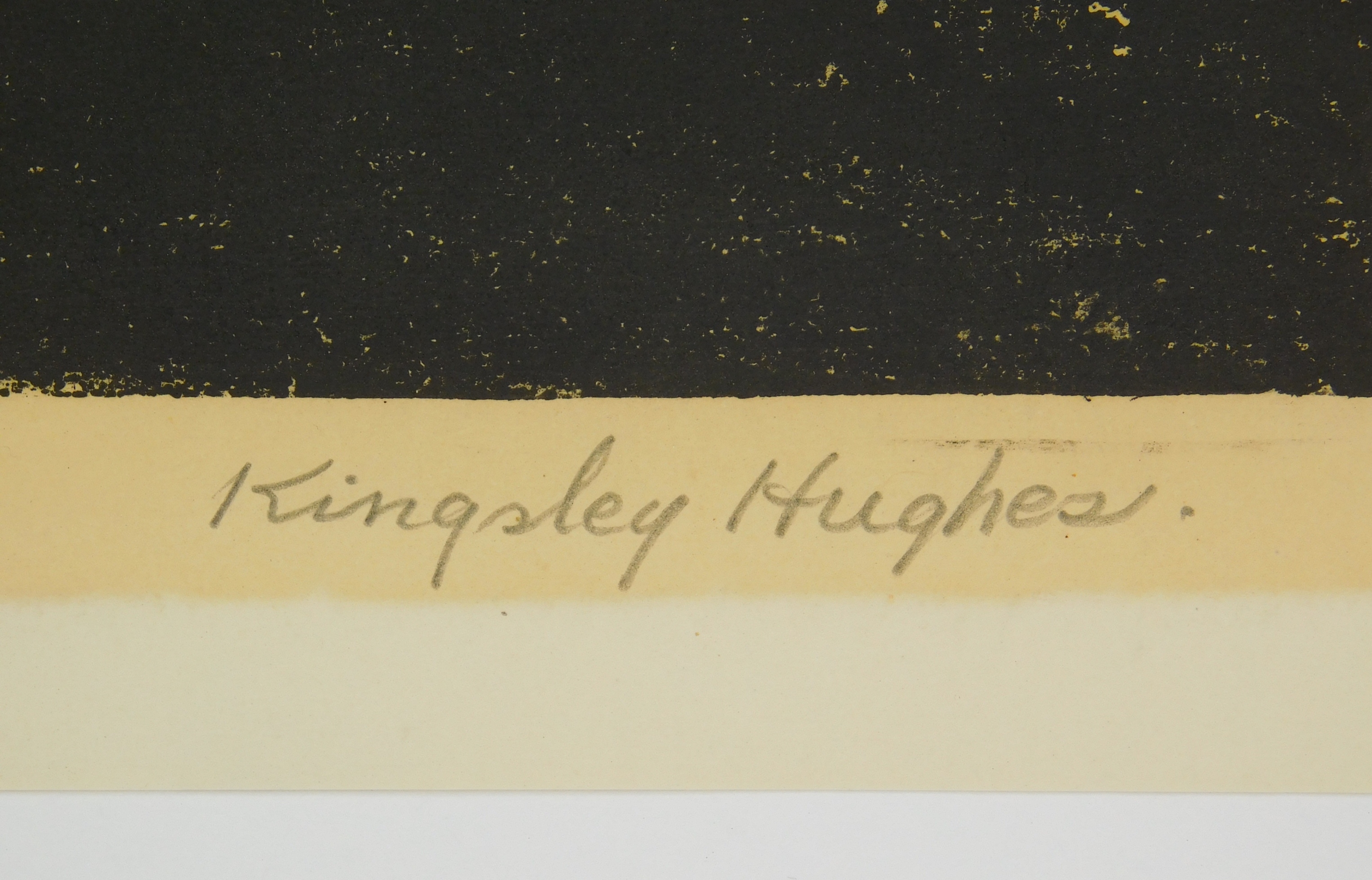 Artwork by Kingsley Hughes, ''Blaine Island''; ''Blenko''; ''Christ Church, Philadelphia 1727''; ''Mine Tipple''; ''Showboat', Made of woodcuts