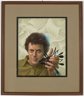 Portrait of Composer Philip Glass - Birney Lettick