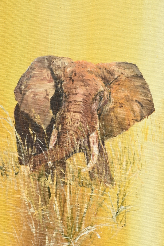 Phil Prentice | Elephant in the Bush | MutualArt