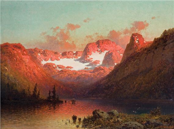 ZACHÓD SŁOŃCA by Aleksander Piotr Swieszewski, 1886