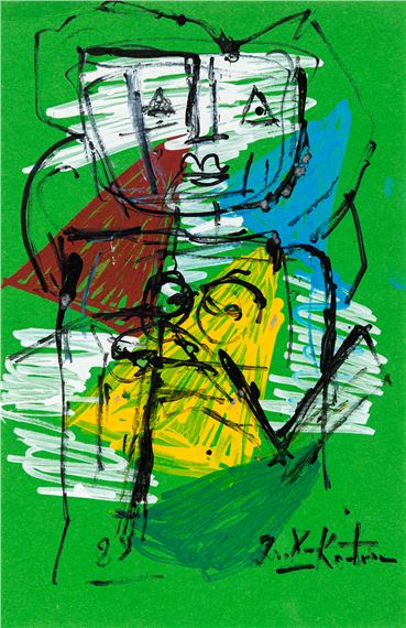 Untitled by Ibrahim Kodra, 1989