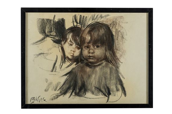 Two girls - Paolo Ghiglia