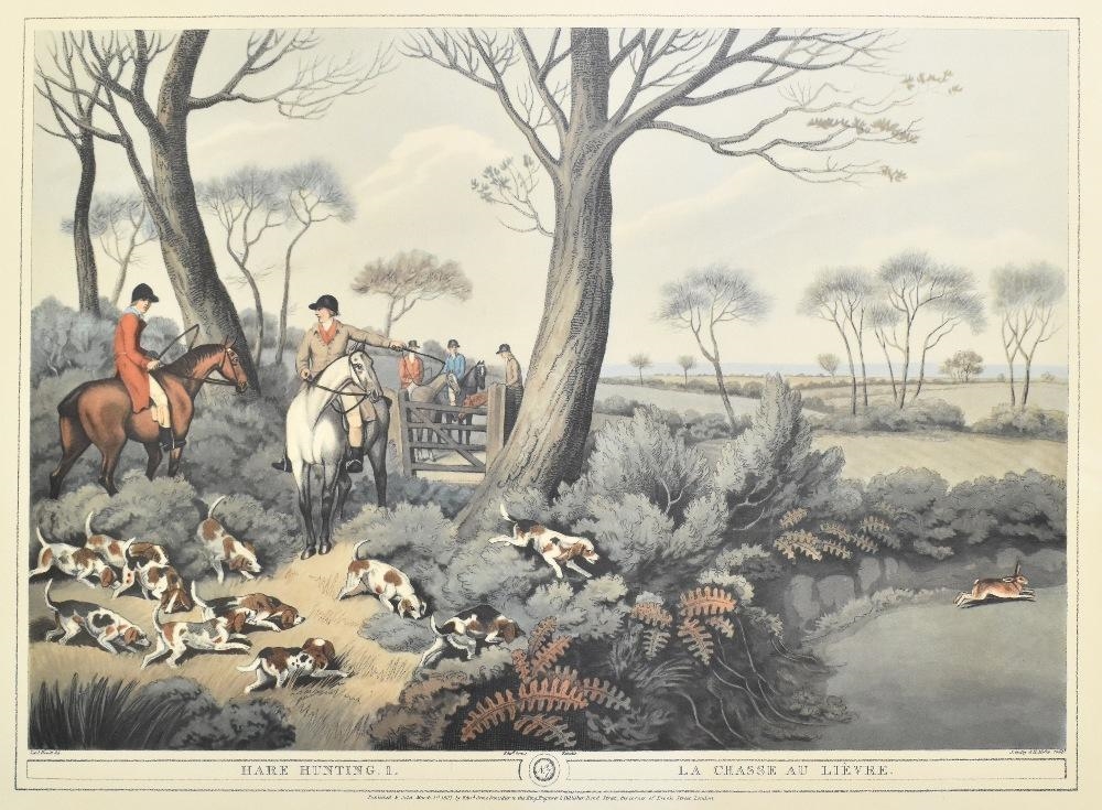 Artwork by Sam Hewitt, a set of four coloured prints taken from the engravings, Made of coloured prints